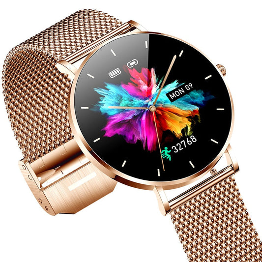 ActivChic Versatile Fitness Watch," "20 Sports Modes Tracker," "Daily Activity Sync Smartwatch."